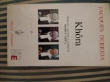 Jacques Derrida Khora, editie cu prefata autorului