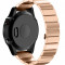 Curea ceas Smartwatch Garmin Fenix 7X / 6X / 5X Plus / 5X / 3 HR / 3, 26 mm Otel inoxidabil iUni Rose Gold Link Bracelet