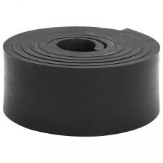 vidaXL Margine de cauciuc pentru plug de zăpadă negru 250x8x1 cm