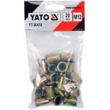 Yato YT-36476 - Piulite nituibile M12 20 bucati
