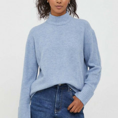 Pepe Jeans pulover din amestec de lana femei, cu turtleneck