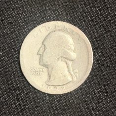 Moneda argint quarter dollar 1937