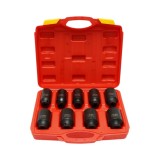 Trusa chei tubulare de impact lungi pentru planetare 29-38 mm, 9 piese