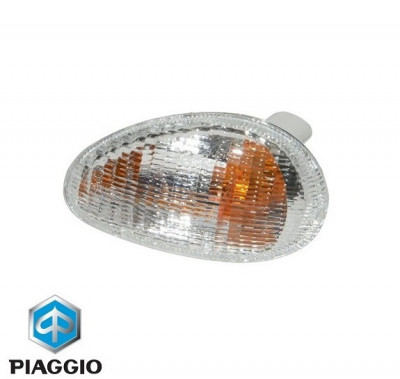 Semnalizare fata stanga transparenta originala Vespa ET4 (99-04) 4T 125-150cc foto