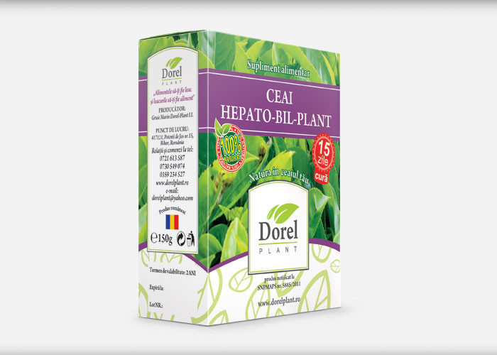 Ceai hepato-bil-plant 150gr dorel plant