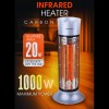Radiator cu infraroșu ZENET 516, argintiu, 1000W, Electric