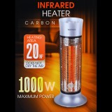 Radiator cu infraroșu ZENET 516, argintiu, 1000W, Electric