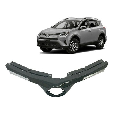 Grila masca radiator Toyota Rav4 (Xa40), 12.2015-12.2018, Fata, cromat/negru, Aftermarket foto