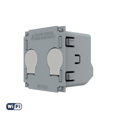 Modul Intrerupator Dublu Wi-Fi cu Touch LIVOLO &amp;ndash; Serie Noua SmartElectro IntelligentHouse foto