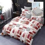 LENJERIE FINET 6 PIESE CU HUSĂ &ndash; 160&times;200 ȘI 180&times;200 (HF6P41) - 160x200