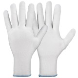 Manusi de protectie si de lucru Ideall Tech 70051, albe, masura 8