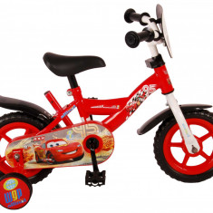 Bicicleta pentru copii Disney Cars, 10 inch, culoare rosu, fara frana PB Cod:31005-NP