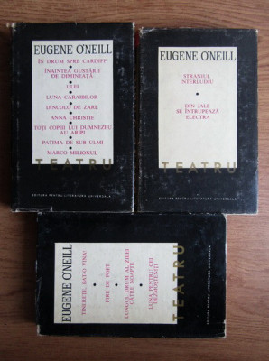 Eugene O`Neill - Teatru 3 volume (1968, editie cartonata) foto