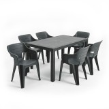 Set de mobilier de grădină Demi 6+1
