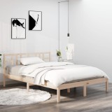 VidaXL Cadru de pat, 200x200 cm, lemn masiv
