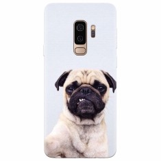 Husa silicon pentru Samsung S9 Plus, Simple Pug Selfie foto