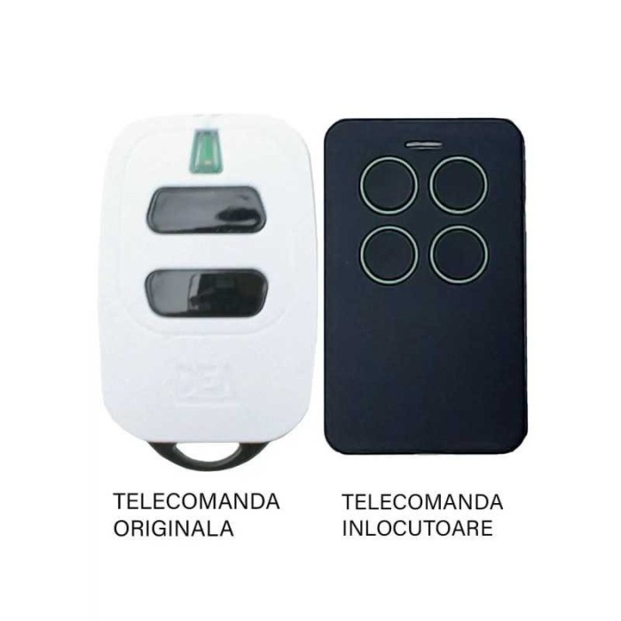 Telecomanda poarta garaj 2 butoane cod saritor frecventa 433.92MHz