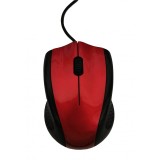 Mouse cu fir elSales ELS-039 , 3 butoane , lungime cablu 1.5 m , universal , rosu