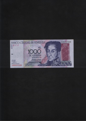 Rar! Venezuela 1000 bolivari bolivares 1998 unc seria80431028 foto