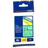 Brother TZE751 Tape 24mm Black/Green Ribbon Cartridge