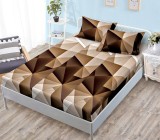 Cumpara ieftin Husa Pat cu Elastic 3 Piese 180x200 cm + 2 Fete Perna 50x75 cm