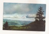 RF197 - Carte Postala - Masivul Rarau. Vedere spre Campulung Moldovenesc, circulata 1971