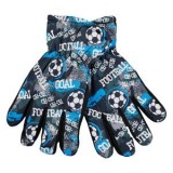 Mănuși Schi pentru Băieți &ndash; Model Fotbal Albastru și Negru, CMCLASS