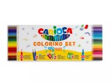 Set de colorat si desenat Carioca cu 65 piese