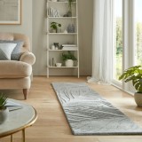 Cumpara ieftin Covor traversă Lino Leaf Gri 60X230 cm, Flair Rugs
