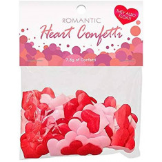 Romantic Heart Confetti, Poliester, 7.8 gr