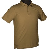 Tricou Tactic QUICKDRY Polo Dark Coyote Mil-Tec (Marime: L)