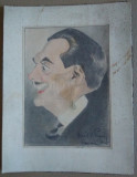 Rom&acirc;nia CARICATURĂ - 1925, semnată