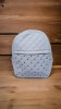 Rucsac Dama Elegant cu Fermoar Alb, Spatios, Confortabil, Material Calitate Superioara, Design Rafinat