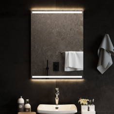 vidaXL Oglindă de baie cu LED, 60x80 cm