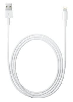 Cablu date si incarcare mufa Lightning la USB 2.0 lungime 1 metru alb pentru Apple iPhone 5, 5S, S, 6, 6S, 6plus, 6Splus, 7, 7plus, iPad, iPod foto