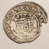 Ungaria 1 denar 1577 kb argint Maximilian ll