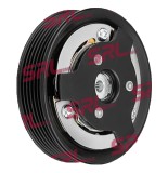 Ambreiaj compresor aer conditionat Audi, Seat, Skoda, VW; compresor tip Sanden PXE14, PXE16, diametru fulie 110mm; 1K0260859F; 1K0820803E;