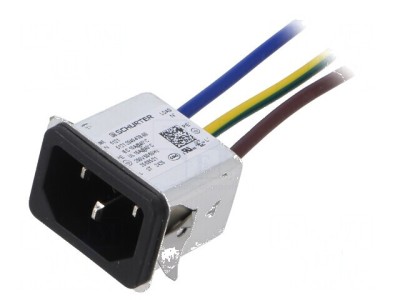 Conector AC soclu tată 10A 250VAC IEC 60320 foto