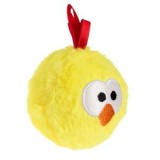 Minge pufoasă cu model puișor, 8 cm, galben, CMCLASS