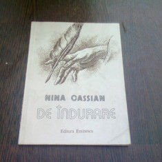 DE INDURARE - NINA CASSIAN