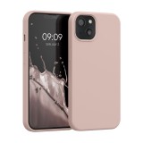 Husa pentru iPhone 13, Silicon, Crem, 55878.10, Carcasa