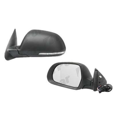 Oglinda exterioara Skoda Octavia 2 (1Z3/1Z5) 10.2008-12.2013 Partea Dreapta Albastra Convex Electrica Cu Incalzire, cu 6 pini, cu semnalizare, carcas foto