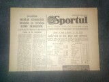 ZIARUL SPORTUL 17 SEPTEMBRIE 1984 REZULTATE ETAPA DIVIZIA A DE FOTBAL