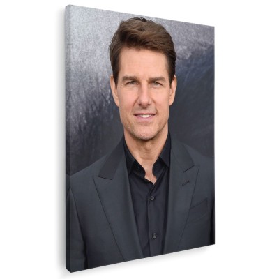 Tablou Tom Cruise actor 1979 Tablou canvas pe panza CU RAMA 80x120 cm foto