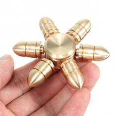 Fidget Spinner Model Gloante Auriu 2 foto