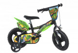 Bicicleta copii 12&#039;&#039; Dinozaur T-Rex PlayLearn Toys, Dino Bikes