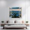 Folie imprimata color pentru decor perete locuinta, dimensiune 125 x 110cm, model: VIEW TO HAVEN 29