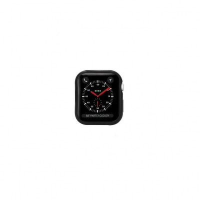 Husa Compatibila Apple Watch 4 40 mm 2x Buc - Dux Ducis Negru/Transparent foto