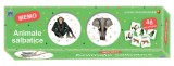 Memo Animale Salbatice - Primele Mele Descoperiri, Joc Educativ cu 48 Jetoane Editura DPH, Carte Copii