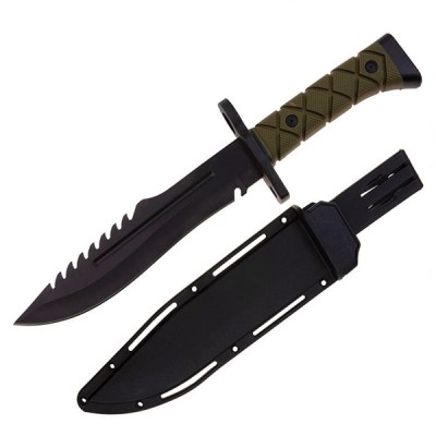 Cutit tactic de vanatoare, IdeallStore&amp;reg;, Fixed Blade, 34 cm foto